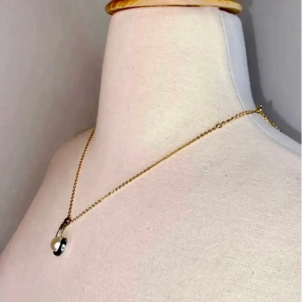 Pearl and Diamond Necklace Earring‎ Set